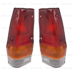 ชุด ไฟท้าย ข้างซ้าย+ขวา 2 ชิ้น ฝาแดง,ส้ม,ขาว สำหรับ Mitsubishi L200 Cyclone ปี 1978-1985